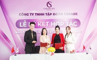 Lễ ký kết hợp tác giữa Chuỗi nhượng quyền thương hiệu Spa Cerabe và Tân chủ Spa Đỗ Thị Thu Hường