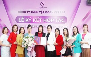 Lễ ký kết hợp tác giữa Chuỗi nhượng quyền thương hiệu Spa Cerabe và Tân chủ Spa Nguyễn Hiền