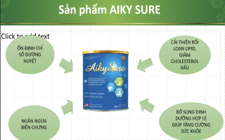 Aiky Sure – dinh dưỡng hỗ trợ tốt cho người bệnh đái tháo đường