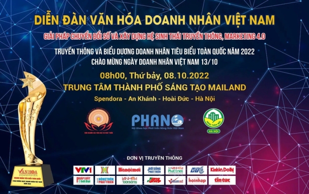 Diễn đàn Văn hóa Doanh nhân Việt Nam - Chào mừng ngày Doanh nhân Việt Nam năm 2022